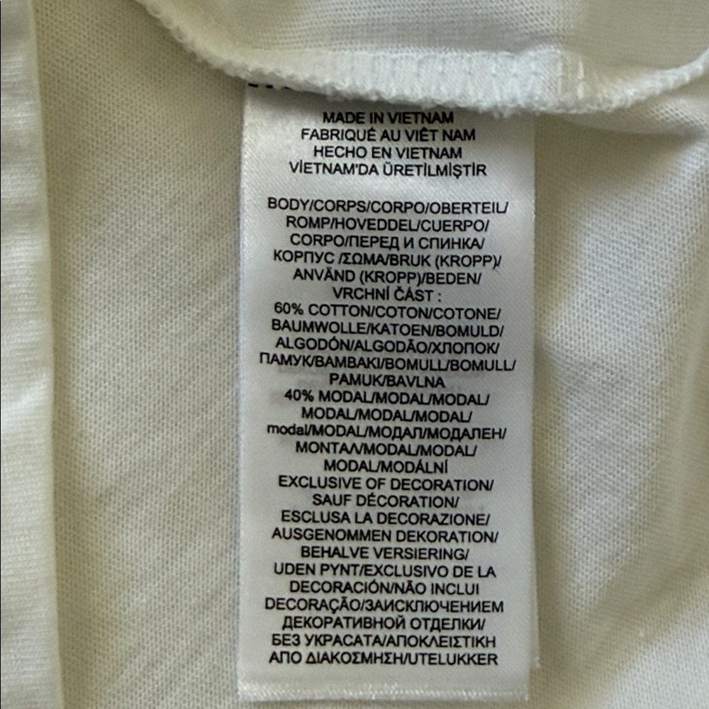 Lauren Ralph Lauren White Short Sleeve T-Shirt Size M - Picture 5 of 8